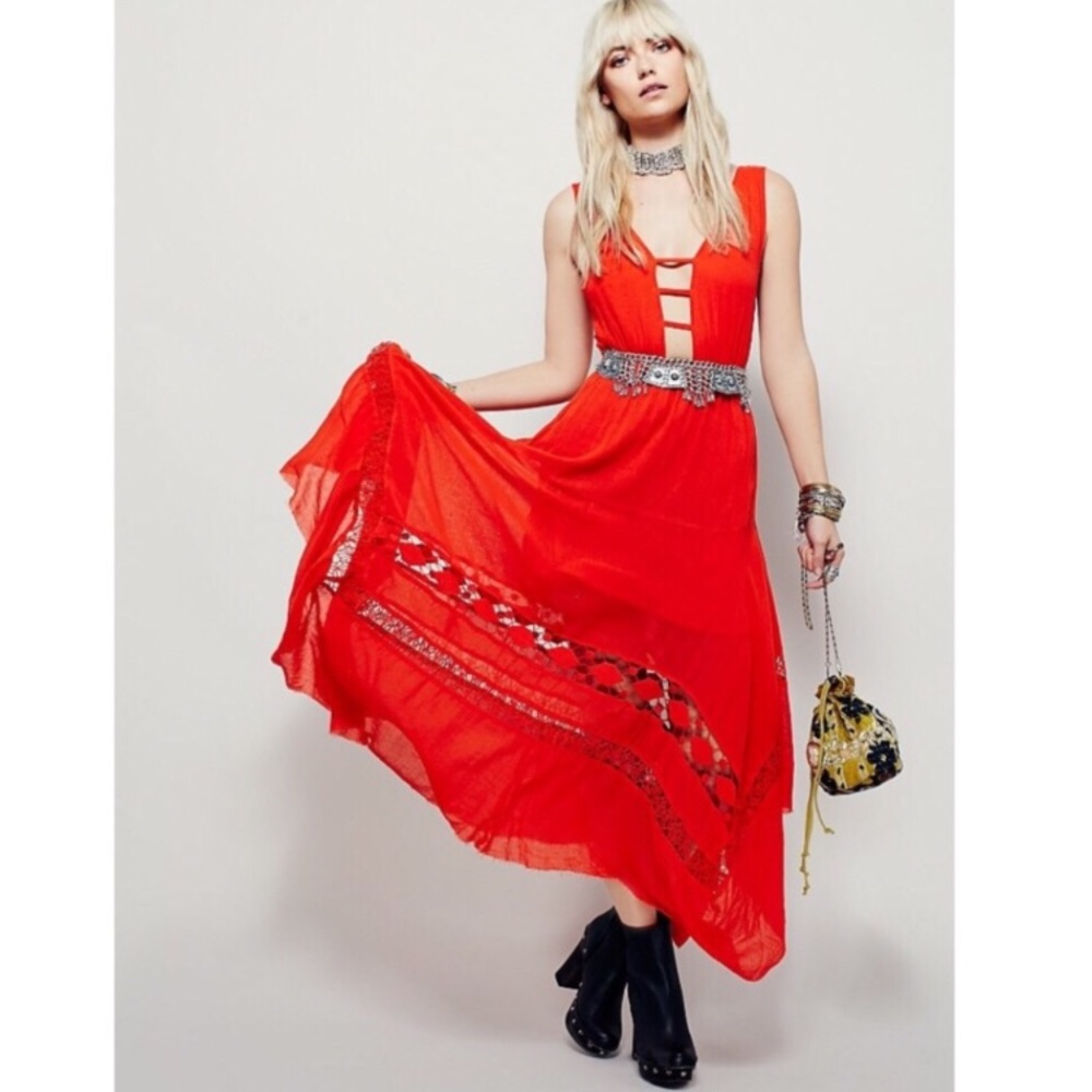 RARE FP ONE free people costa brava dress